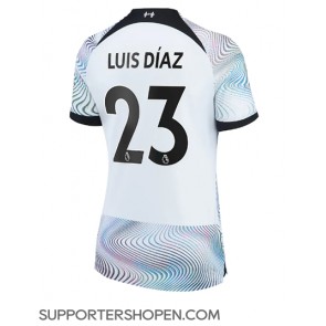 Liverpool Luis Diaz #23 Borta Matchtröja Dam 2022-23 Kortärmad